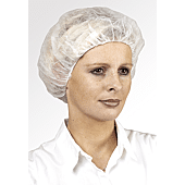 Lot de 10 - Boite de 100 Charlotte ronde jetable SPP - Blanc image