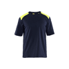 T-shirt de travail retardant flamme 3476 - Marine/Jaune image 0