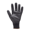 Lot de 10 paires de gants Manutention polyester noir - paume endPU noir image 1