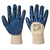 Gants Nitrile dos aéré poignet tricot image