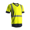 T-shirt de travail manches courtes haute visibilité KYRIO - Jaune Fluo image 0