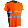 T-shirt de travail manches courtes haute visibilité NEKKI - Orange Fluo image 10