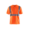 T-shirt de travail haute visibilité col V 3313 - Orange fluo image 0