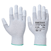Gants Antistatique bout de doigts enduit PU Gris image