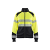 Sweat de travail zippé haute visibilité femme 3508 - Jaune/Noir image 0