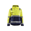 Veste de travail hiver haute visibilité stretch 4870 - Jaune fluo/Marine image 0