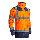 Parka de travail d'hiver haute visibilité KETA - Orange Fluo image