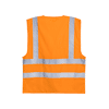 Lot de 10 - Gilet à bandes réfléchissantes HODER - Orange Fluo image 1