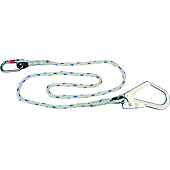 LONGE 1,5M AVEC CONNECTEUR GRANDE OUVERTURE BLANC image