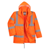 Parka Haute-Visibilité Respirante Interactive Orange image 0