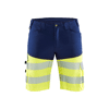 Short de travail haute visibilité stretch 1541 - Marine/Jaune fluo image 0