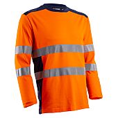RIKKA T-shirt manches longues de travail Orange FLuo image
