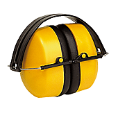 (Lot de 10) Casque pliable anti-bruit jaune Max 500 SNR32.1dB Multi-usages image