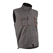 (Lot de 10) NAVY/PADDOCK II Gilet de travail sans manche Gris - Coton/Polyester image
