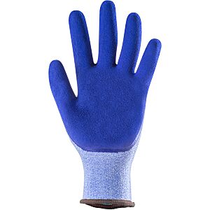 Gants Manutention EUROGRIP 13L700 en polyester et Spandex bleu - jauge 13 - double enduction latex bleu image