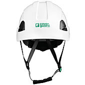 Casque de travail en hauteur ALTAI WIND blanc, coque ABS et jugulaire 3 points, EN397 / LD / -30° image