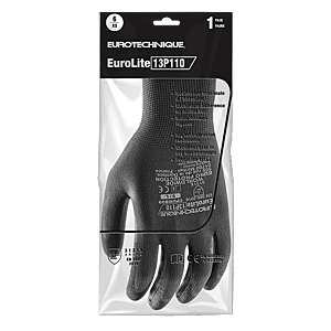 Gants Manutention EUROLITE 13P110 polyester noir end PU noir image
