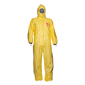 Combinaison jetable Dupont Tychem 2000 C anti-acide Jaune - Tychem image