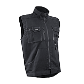 NAVY/PADDOCK II Gilet de travail sans manche Bleu marine - Coton/Polyester image