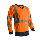 SUNO T-shirt manches longues de travail Orange FLuo image