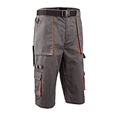 NAVY/PADDOCK II Bermuda long de travail Gris - Coton/Polyester image