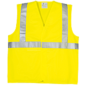 YARD Gilet de travail d'été sans manche Jaune FLuo image