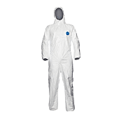 Combinaison jetable avec capuche Dupont Tyvek 500 Blanc image