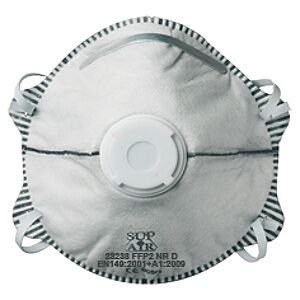 (Lot de 12) Boite de 5 Masques FFP2 NR D VO Coque valve image