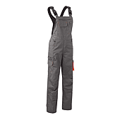 (Lot de 10) Cotte de travail Gris/orange - Coton/Polyester image