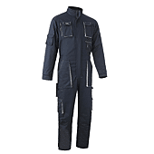 NAVY/PADDOCK II Combinaison de travail Bleu marine - Coton/Polyester image