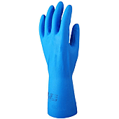 (Lot de 10) Gants ACRYLONITRILE Bleu non flocké - 0 - 22 mm image