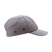 (Lot de 10) Casquette anti-HEURT COTON GRIS VISIERE LONGUE 7CM image