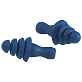 Boite de 50 paires Bouchons anti-bruit corde bleu SNR - 26dB image
