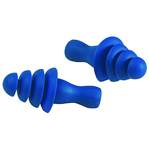 Boite de 50 paires Bouchons anti-bruit corde bleu SNR - 26dB image