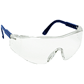 (Lot de 10) Lunettes de protection SABLUX branches nylon bleu - incolore AR image