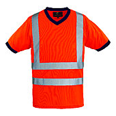 YARD T-shirt manches courtes de travail Orange FLuo image