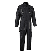 NAVY/PADDOCK II Combinaison 2 Zips de travail Bleu marine - Coton/Polyester image