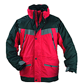 ICEBERG Parka multicouches de pluie 3 en 1 travail Rouge image