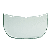 (Lot de 10) Visière Ecran de protection polycarbonate bord métal L40xH20 image