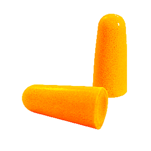 Boite de 500 paires Bouchons anti-bruit PU orange SNR - 36dB image