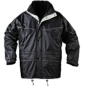 ISA Parka multicouches de pluie 3 en 1 travail Noir image