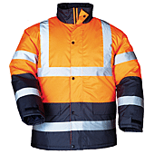 ROADWAY Parka hiver travail Orange FLuo image