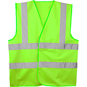 (Lot de 50) YARD Gilet de travail d'été sans manche Vert FLuo image