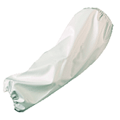(Lot de 50) Paire d eManchette jetable Polyuréthane Blanc - Polyuréthane sur support PVC image