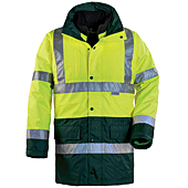 HI-WAY Parka multicouches 4 en 1 de pluie travail Jaune FLuo image