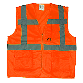 YARD Gilet de travail multipoches d'été sans manche Orange FLuo image