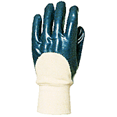 (Lot de 10) Gants Manutention EUROSTRONG 9610 Actifresh® - double revêtement nitrile bleu - dos aéré image