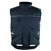 RIPSTOP Gilet matelassé de travail sans manche Noir image