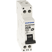 Disjoncteur 1P+N NF courbe C connexion vis haut/bas 3kA image
