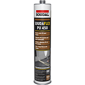 Mastic colle PU gris béton - Soudaflex PU450 image